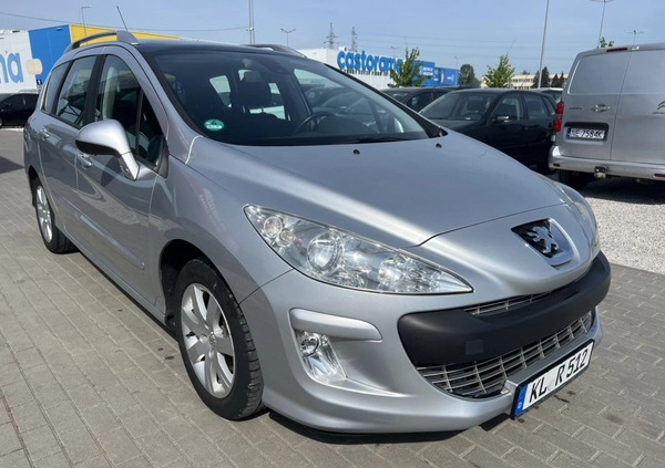 Peugeot 308 cena 16900 przebieg: 162500, rok produkcji 2009 z Olecko małe 742